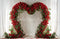 Kate Saint Valentin Arche Roses Rideaux Toile de fond en Laine conçue par Emetselch