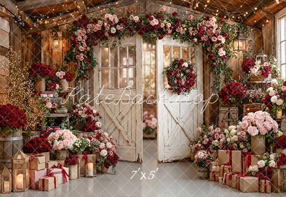 Kate Saint Valentin Porte Fleurs Cadeaux Toile de fond conçue par Emetselch