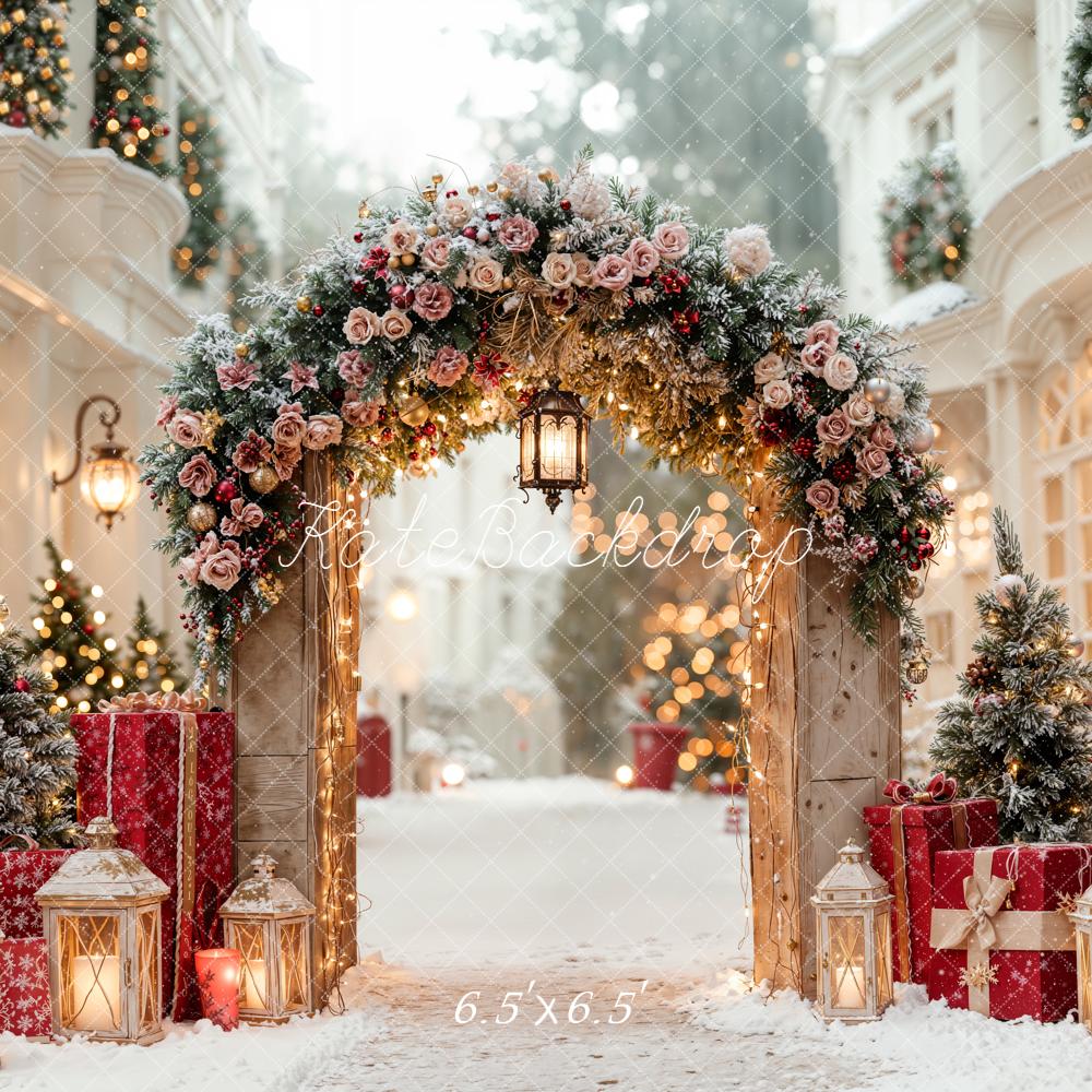 Kate Noël Arche Fleurs Cadeaux Lumières Toile de fond conçue par Emetselch - Kate Backdrop FR