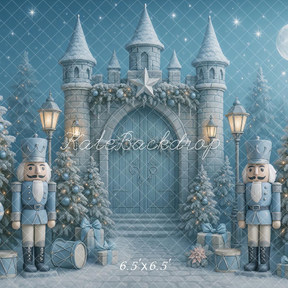 Kate Noël Casse-Noisette Sapins Château Bleu Toile de fond conçue par Ashley Paul