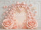 Kate La Saint Valentin Roses Nœuds Cœurs Toile de fond conçue par Mini MakeBelieve