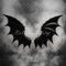 Kate Halloween Ailes Chauve-Souris Noir Toile de fond conçue par Mini MakeBelieve - Kate Backdrop FR