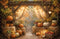 Kate Automne Citrouilles Lumière Foins Toile de fond en Laine conçue par Emetselch
