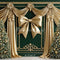 Kate Noël Sapin Rubans Doré Vintage Toile de fond conçue par Emetselch - Kate Backdrop FR