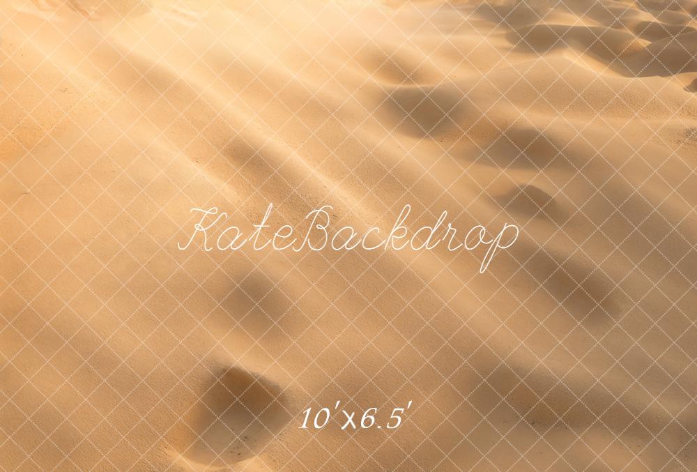 Kate Beige Sable Texture Sol Toile de fond en Laine conçue par Kate Image