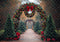 Kate Noël Arche Sapins Boules Toile de fond conçue par Mini MakeBelieve - Kate Backdrop FR