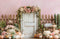 Kate Automne Citrouilles Fleurs Portail Toile de fond en Laine conçue par Emetselch - Kate Backdrop FR