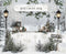 Kate Hiver Bar Cacao Forêt Neige Toile de fond en Laine conçue par Emetselch