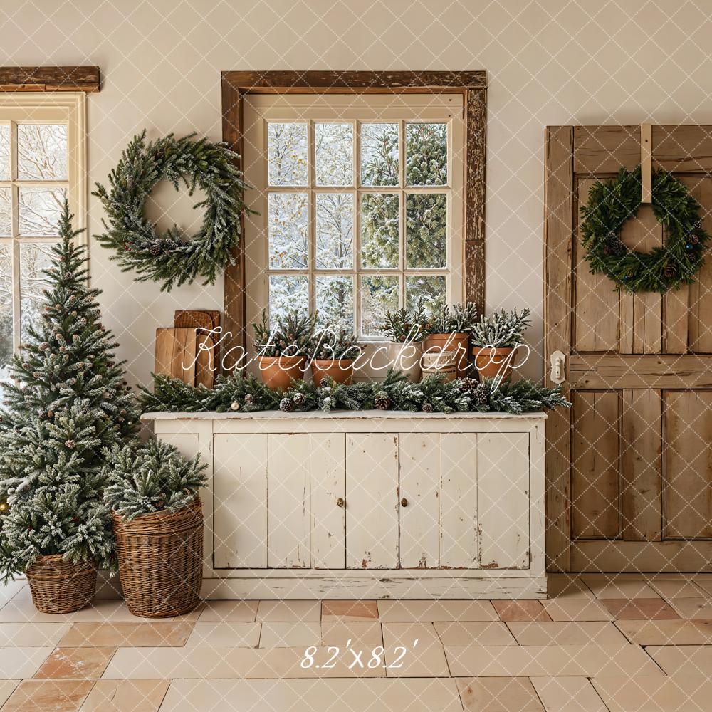 Kate Noël Intérieur Sapin Fenêtre Toile de fond conçue par Emetselch