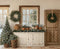 Kate Noël Intérieur Sapin Fenêtre Toile de fond en Laine conçue par Emetselch