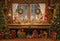 Kate Noël Fenêtre Ours Sapin Cadeaux Toile de fond conçue par Emetselch - Kate Backdrop FR