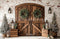 Kate Noël Portes Bois Grange Toile de fond en Laine conçue par Emetselch - Kate Backdrop FR