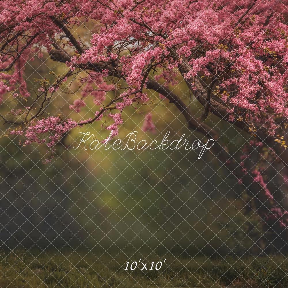 Kate Printemps Arbre Fleurs Roses Toile de fond conçue par Emetselch - Kate Backdrop FR