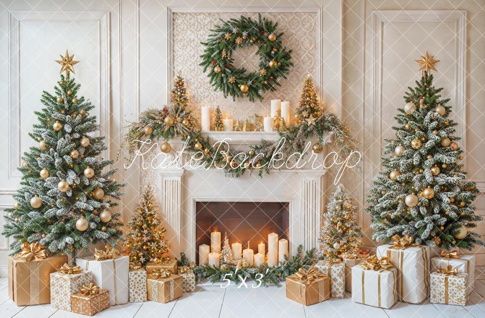 Kate Noël Cheminée Cadeaux Bougies Toile de fond conçue par Emetselch - Kate Backdrop FR