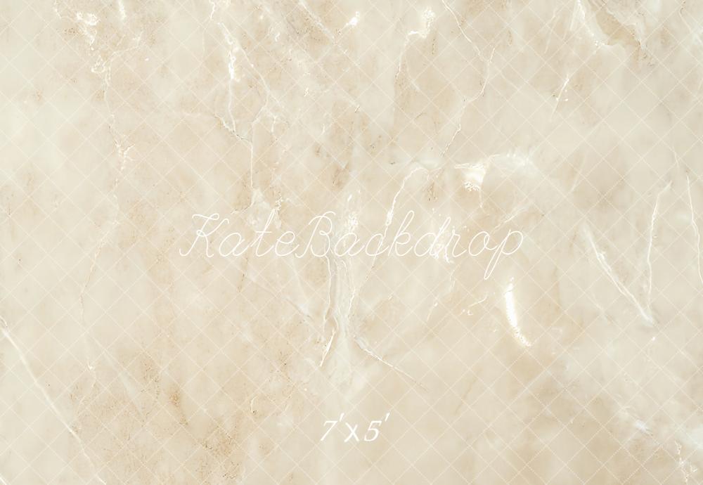Kate Marbre Beige Texture Sol Toile de fond conçue par Emetselch