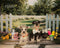 Kate Printemps Jardin Chemin Clôture blanche Toile de fond conçue par Emetselch - Kate Backdrop FR