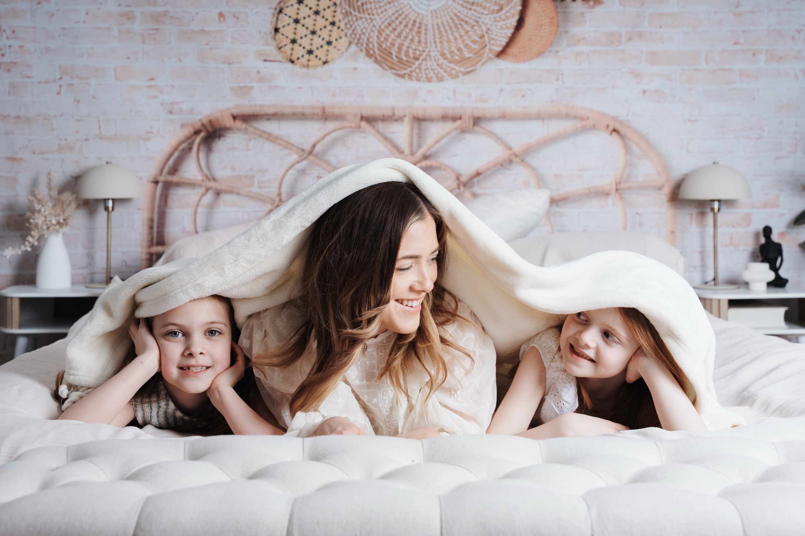 Kate Paniers Tête de lit Boho Toile de fond conçue par Mandy Ringe - Kate Backdrop FR