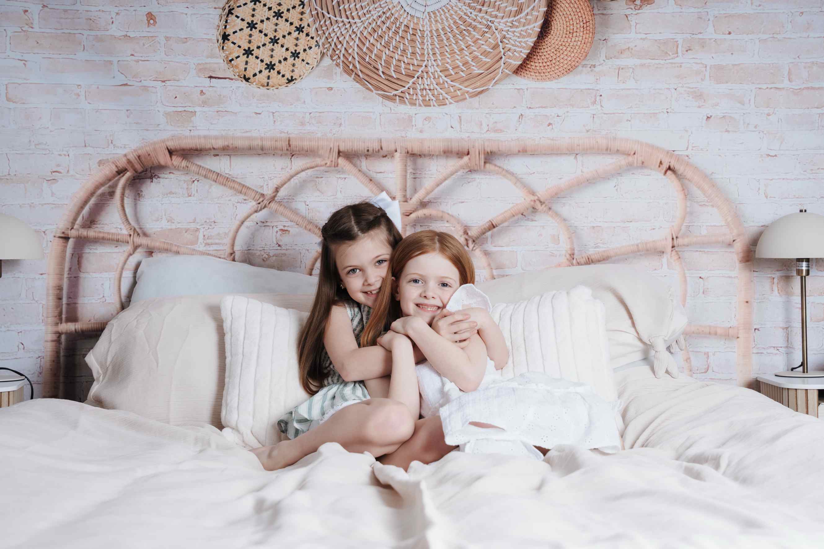 Kate Paniers Tête de lit Boho Toile de fond conçue par Mandy Ringe - Kate Backdrop FR