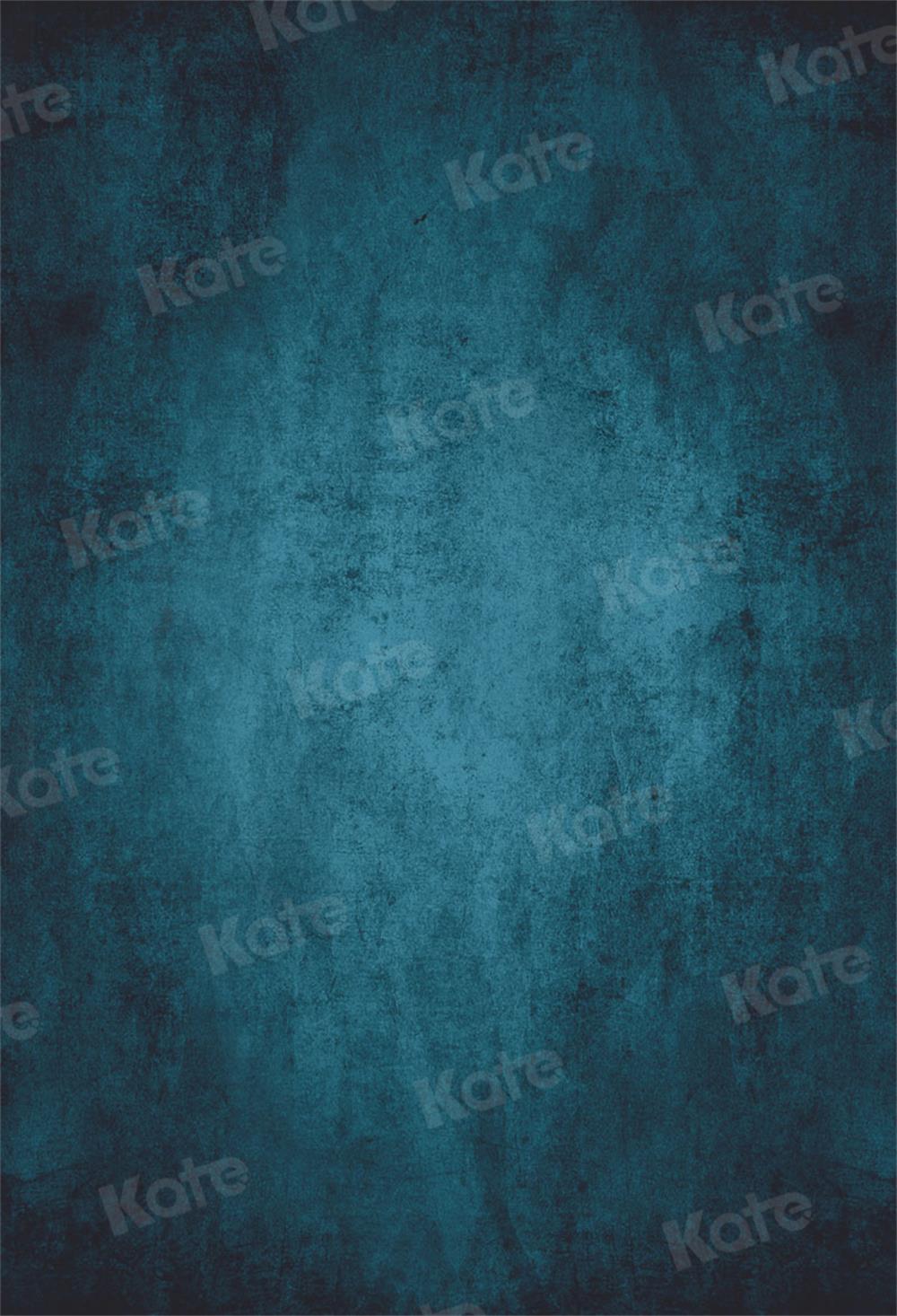 Kate Abstrait Bleu Beaux-Arts Portrait Toile de fond pour la photographie