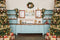 Kate Noël Cuisine Placard Bleu Toile de fond pour la photographie - Kate Backdrop FR