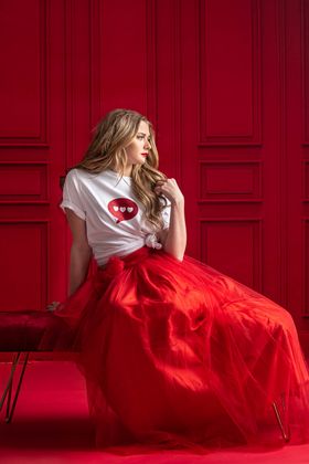 Kate Mur Rouge Vintage Toile de fond conçue par Chain Photographie - Kate Backdrop FR