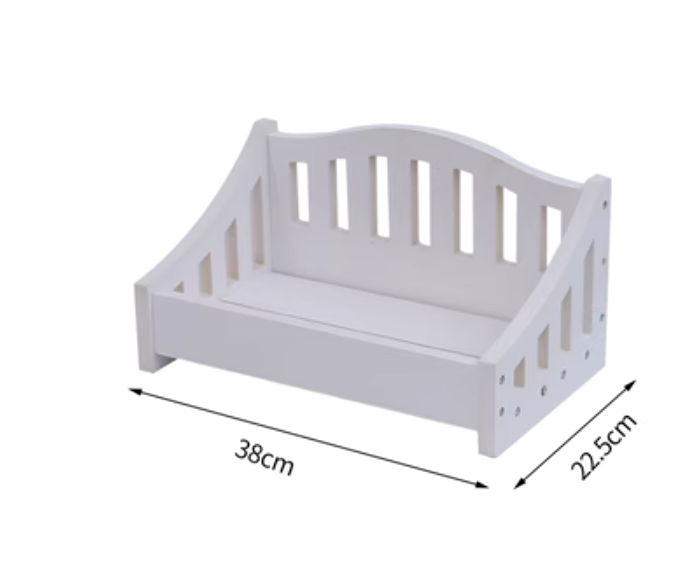 Kate Mini Lit en bois Accessoires de Photographie pour Nouveau-né - Kate Backdrop FR