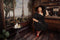 Kate Moderne Élégant Brun Bois Bar Comptoir Ensemble de chambre - Kate Backdrop FR