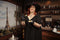 Kate Moderne Élégant Brun Bois Bar Comptoir Ensemble de chambre - Kate Backdrop FR
