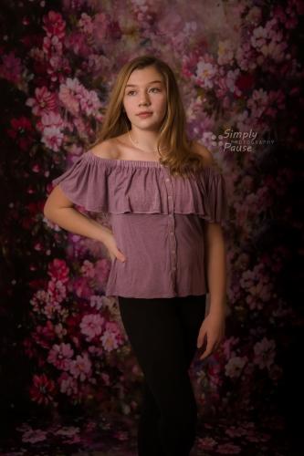 Katebackdrop£ºKate Fantasy Purple Flowers Valentines background for Photography