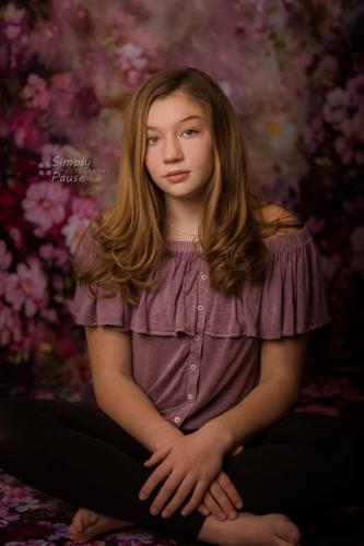 Katebackdrop£ºKate Fantasy Purple Flowers Valentines background for Photography