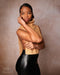 Kate Tuxture Abstraite Marron Portrait Toile de fond conçue par Jia Chan Photographie - Kate Backdrop FR