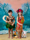 Kate Été Plage Vagues Bleu Vacances Toile de fond conçue par Rosabell Photographie - Kate Backdrop FR