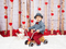 Katebackdrop£ºKate Valentine's Day Roses Wooden Stick Backdrop Designed by Jia Chan Photography