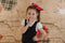 Katebackdrop£ºKate Valentine's Day Love Heart Damaged Wall Backdrop for Photography Designed by JFCC