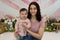 Kate Aquarelle Saint Valentin Coeur Rose Toile de fond conçue par Mandy Ringe - Kate Backdrop FR