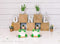 Kate Bois Blanc Mur/Sol Anniversaire Toile de fond pour la photographie - Kate Backdrop FR