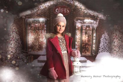 Kate Décorations Noël Cadeaux Neige Boutique Toile de fond pour la photographie - Kate Backdrop FR