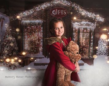 Kate Décorations Noël Cadeaux Neige Boutique Toile de fond pour la photographie - Kate Backdrop FR