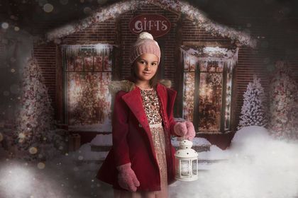 Kate Décorations Noël Cadeaux Neige Boutique Toile de fond pour la photographie - Kate Backdrop FR