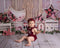 Kate Anniversaire Fleurs Boho Cake Smash Toile de fond Conçu par Emetselch - Kate Backdrop FR