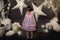 Katebackdrop：Kate Children Grey Star Photography Backdrops for Christmas photos deco