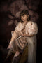 Kate Rose foncé Fleurs Beaux-arts Toile de fond conçue par GQ - Kate Backdrop FR