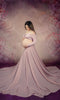 Kate Sweep Mur-à-Sol Beaux-arts Fleurs Doux Rose Flou Toile de fond conçu par GQ - Kate Backdrop FR