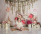 Kate Fête des mères Boho Fleurs Tente Cerf Toile de fond conçu par Lisa B - Kate Backdrop FR