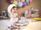 Kate Anniversaire Pâtisserie Enfant Toile de fond conçu par Megan Leigh - Kate Backdrop FR