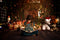 Kate Cheminée Arbre de Noël Intérieur Toile de fond pour la photographie - Kate Backdrop FR