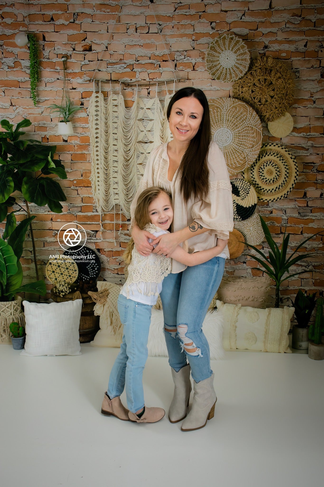 Kate Mur en macramé Boho Toile de fond conçue par Mandy Ringe - Kate Backdrop FR