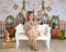 Kate Mur de briques Lapin Pâques Toile de fond pour la photographie - Kate Backdrop FR
