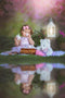 Kate Fleurs roses Printemps Toile de fond conçue par Lisa Granden - Kate Backdrop FR