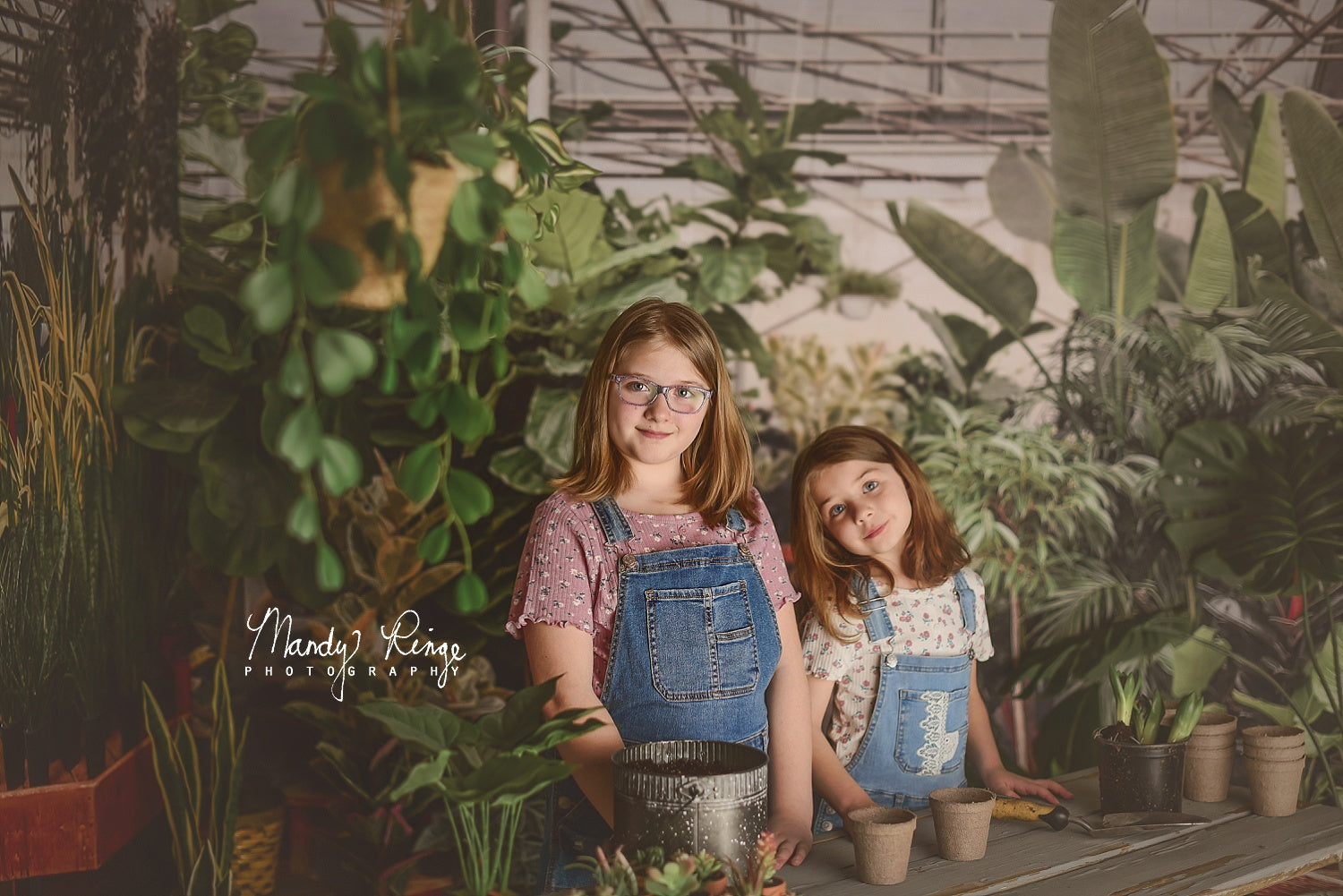 Kate Serre Tropicale Printemps Toile de fond conçue par Mandy Ringe - Kate Backdrop FR